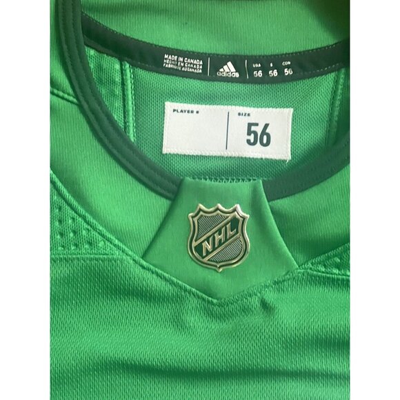 adidas Washington Capitals St. Patrick’s Day Team Issue Jersey Size 56 FR6970 - Picture 7 of 7